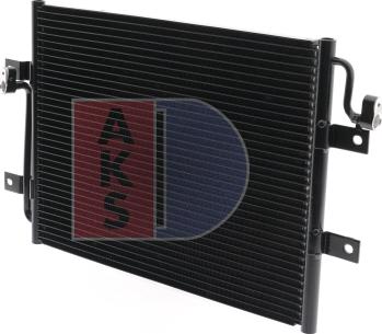 AKS Dasis 082052N - Condenser, air conditioning autospares.lv