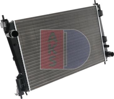 AKS Dasis 082037N - Radiator, engine cooling autospares.lv