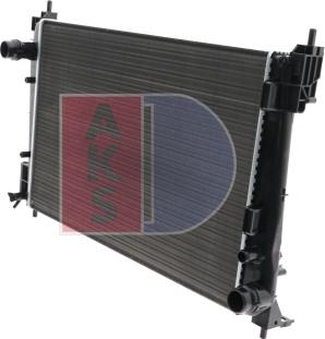 AKS Dasis 082037N - Radiator, engine cooling autospares.lv