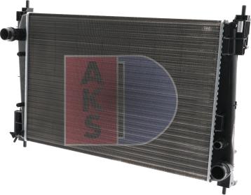 AKS Dasis 082037N - Radiator, engine cooling autospares.lv