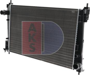 AKS Dasis 082037N - Radiator, engine cooling autospares.lv