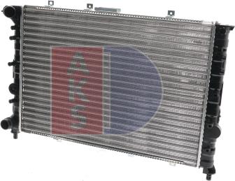 AKS Dasis 020021N - Radiator, engine cooling autospares.lv