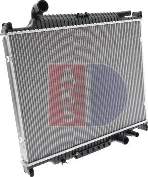 AKS Dasis 020023N - Radiator, engine cooling autospares.lv