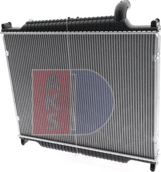 AKS Dasis 020023N - Radiator, engine cooling autospares.lv