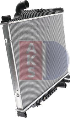 AKS Dasis 020023N - Radiator, engine cooling autospares.lv