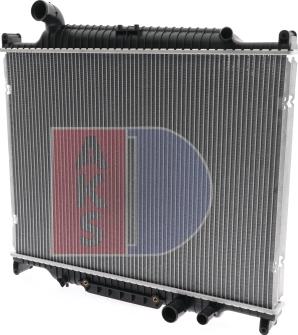 AKS Dasis 020023N - Radiator, engine cooling autospares.lv