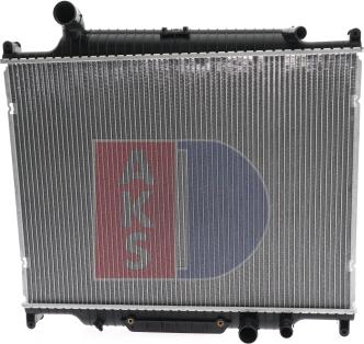 AKS Dasis 020023N - Radiator, engine cooling autospares.lv