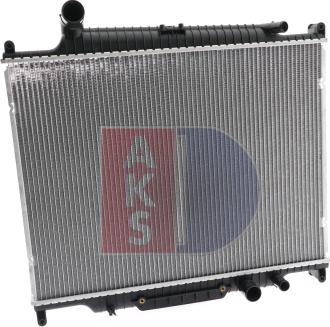 AKS Dasis 020023N - Radiator, engine cooling autospares.lv