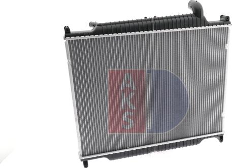 AKS Dasis 020023N - Radiator, engine cooling autospares.lv