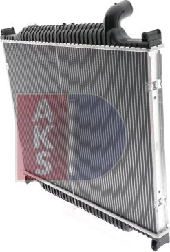 AKS Dasis 020023N - Radiator, engine cooling autospares.lv