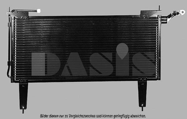 AKS Dasis 022150N - Condenser, air conditioning autospares.lv