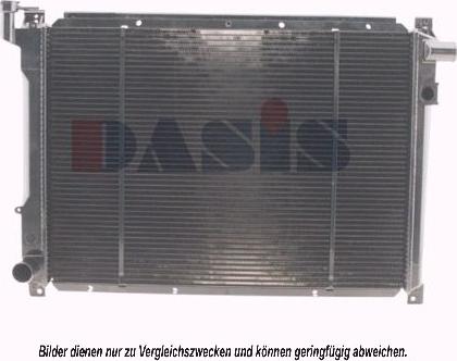 AKS Dasis 070920N - Radiator, engine cooling autospares.lv