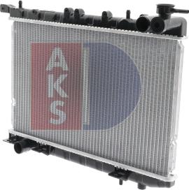 AKS Dasis 070450N - Radiator, engine cooling autospares.lv