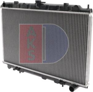 AKS Dasis 070057N - Radiator, engine cooling autospares.lv