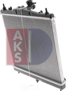 AKS Dasis 070065N - Radiator, engine cooling autospares.lv