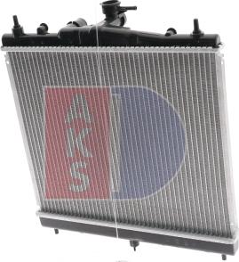 AKS Dasis 070065N - Radiator, engine cooling autospares.lv