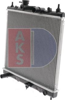 AKS Dasis 070065N - Radiator, engine cooling autospares.lv