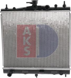 AKS Dasis 070065N - Radiator, engine cooling autospares.lv