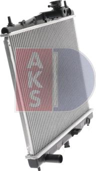 AKS Dasis 070065N - Radiator, engine cooling autospares.lv