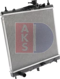 AKS Dasis 070065N - Radiator, engine cooling autospares.lv