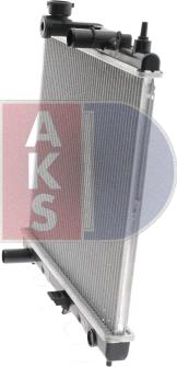 AKS Dasis 070065N - Radiator, engine cooling autospares.lv