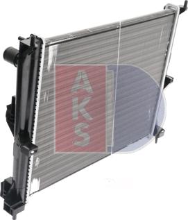 AKS Dasis 070067N - Radiator, engine cooling autospares.lv