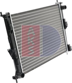 AKS Dasis 070067N - Radiator, engine cooling autospares.lv