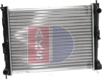 AKS Dasis 070067N - Radiator, engine cooling autospares.lv