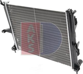 AKS Dasis 070067N - Radiator, engine cooling autospares.lv