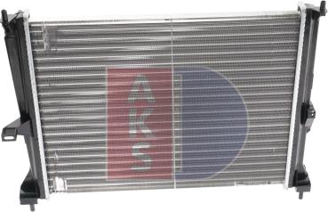 AKS Dasis 070067N - Radiator, engine cooling autospares.lv