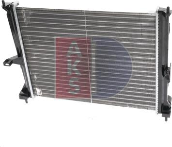 AKS Dasis 070067N - Radiator, engine cooling autospares.lv