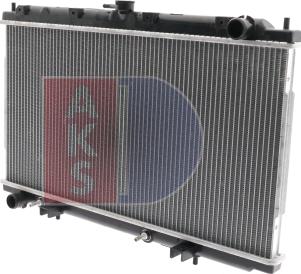 AKS Dasis 070002N - Radiator, engine cooling autospares.lv