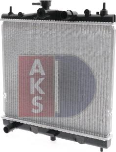 AKS Dasis 070078N - Radiator, engine cooling autospares.lv