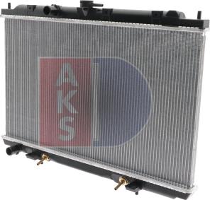 AKS Dasis 070073N - Radiator, engine cooling autospares.lv