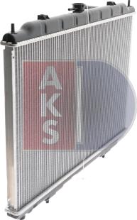 AKS Dasis 070118N - Radiator, engine cooling autospares.lv