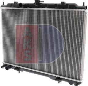 AKS Dasis 070118N - Radiator, engine cooling autospares.lv