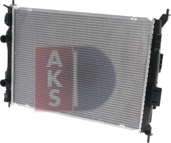 AKS Dasis 070185N - Radiator, engine cooling autospares.lv