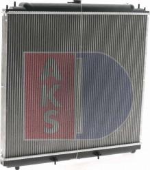 AKS Dasis 070139N - Radiator, engine cooling autospares.lv