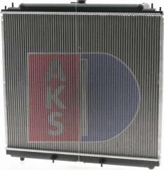 AKS Dasis 070139N - Radiator, engine cooling autospares.lv