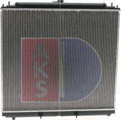 AKS Dasis 070139N - Radiator, engine cooling autospares.lv