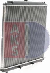 AKS Dasis 070139N - Radiator, engine cooling autospares.lv