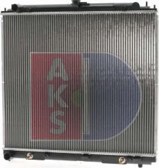 AKS Dasis 070139N - Radiator, engine cooling autospares.lv