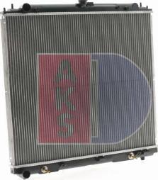 AKS Dasis 070139N - Radiator, engine cooling autospares.lv