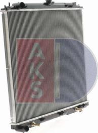 AKS Dasis 070139N - Radiator, engine cooling autospares.lv