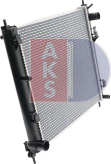 AKS Dasis 070136N - Radiator, engine cooling autospares.lv