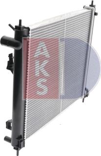 AKS Dasis 070136N - Radiator, engine cooling autospares.lv