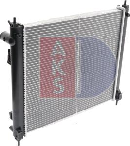 AKS Dasis 070136N - Radiator, engine cooling autospares.lv