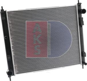 AKS Dasis 070136N - Radiator, engine cooling autospares.lv