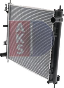 AKS Dasis 070136N - Radiator, engine cooling autospares.lv