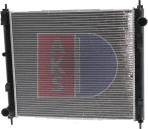 AKS Dasis 070136N - Radiator, engine cooling autospares.lv